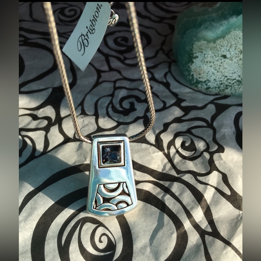 NWT Brighton Necklace Bloc Haus Silver Plated
